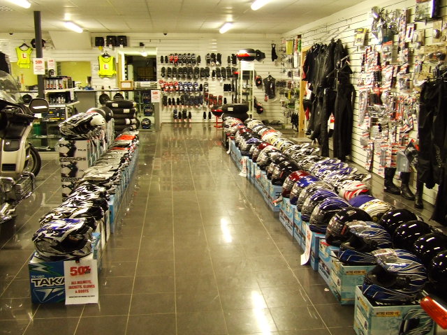 Gorey Bikes Clearance Sale January 2010 showroom photo 1